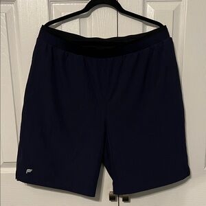 EUC Fabletics Men’s Navy Blue Fundamental II 9 Inch Athletic Shorts